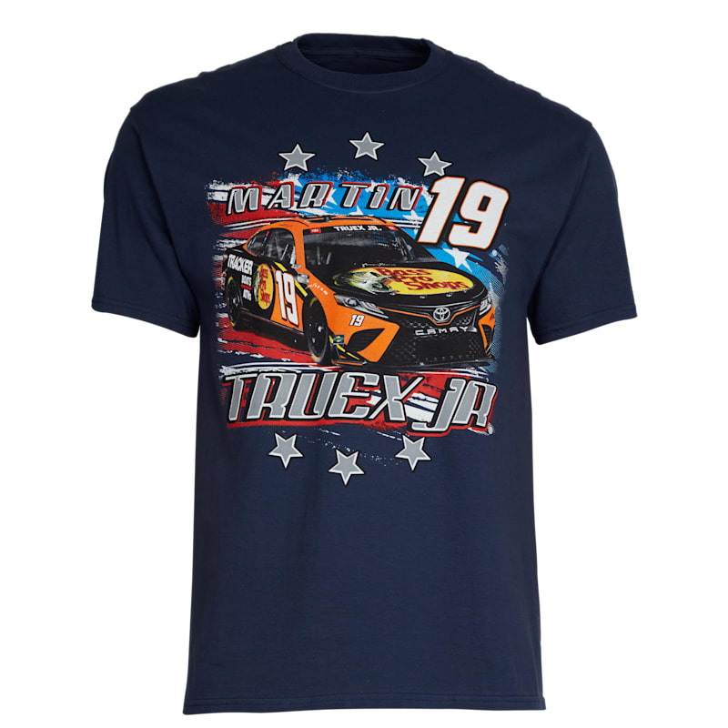 Bass Pro Shops NASCAR Martin Truex Jr. 19 Stars and Stripes Short-Sleeve T-Shirt for Men