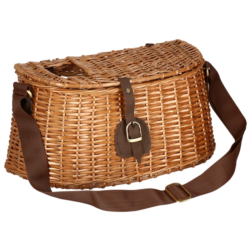 White River Fly Shop Wicker Creel Basket