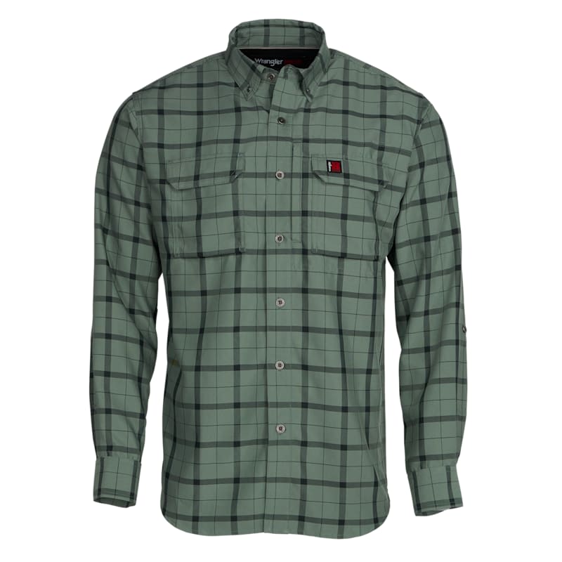 Wrangler Technical Long-Sleeve Work Shirt for Men