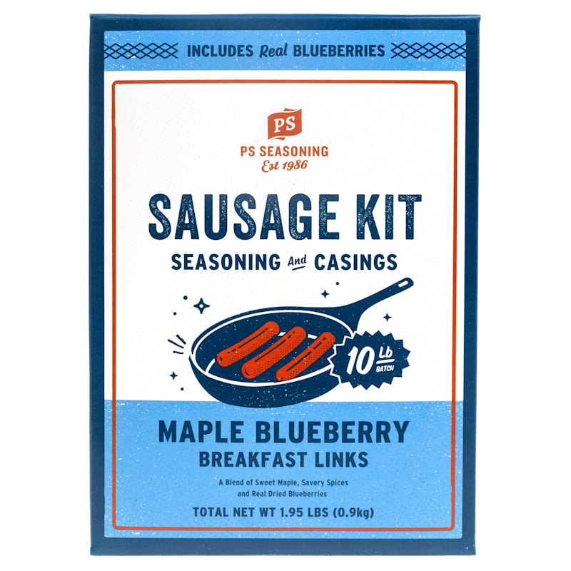 PS Seasoning & Spices Maple Blueberry Breakfast Links Sausage Kit