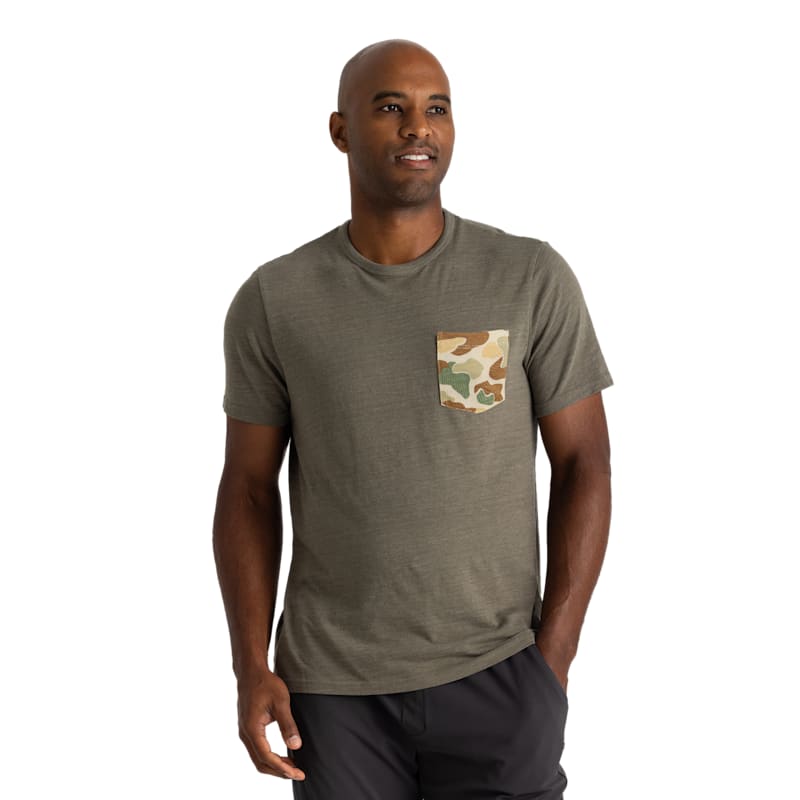 Free Fly Redfish Camo Pocket Short-Sleeve T-Shirt