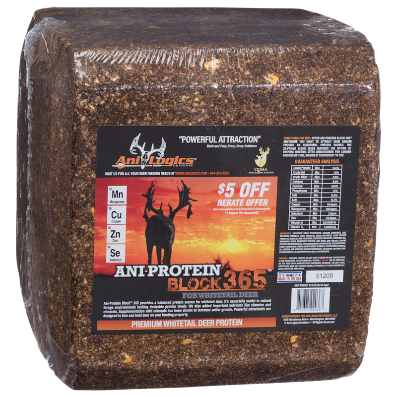 Ani-Logics Ani-Protein Block 365 Nutritional Supplement for Deer