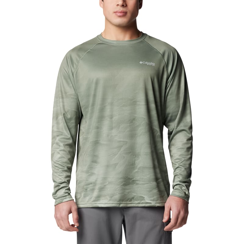 Columbia Super Terminal Tackle PFG Fish Flow Trout Long-Sleeve Shirt for Men