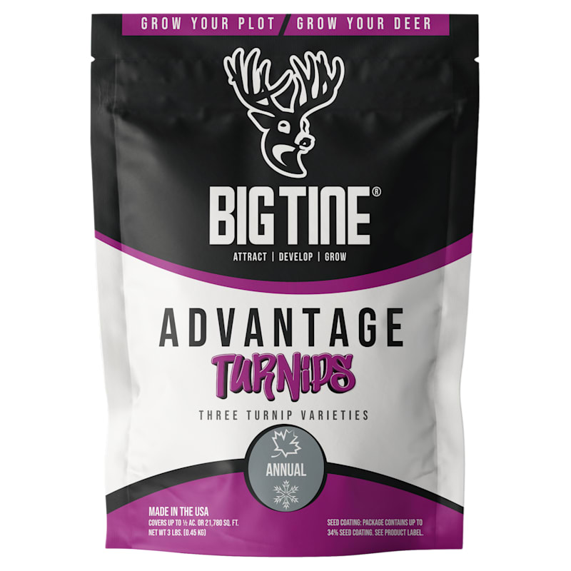 Big Tine Advantage Turnips Food Plot Mix