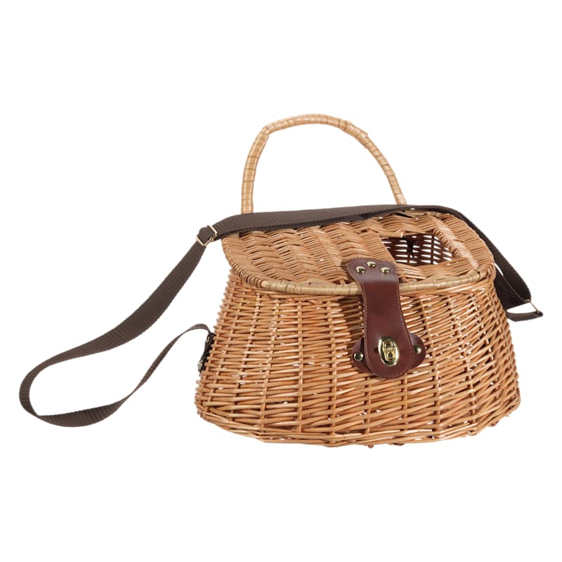 White River Fly Shop Wicker Creel