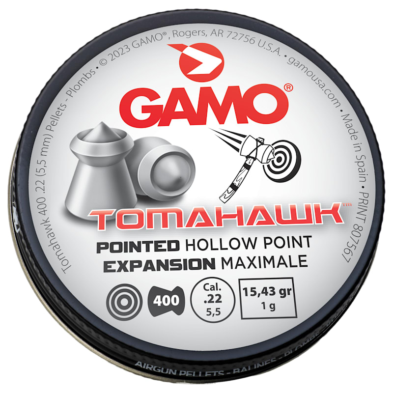 Gamo Tomahawk Pointed Hollow Point Pellets