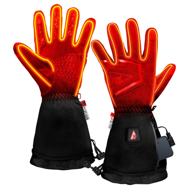 ActionHeat 5V Plush-Softshell Heated Gloves for Men