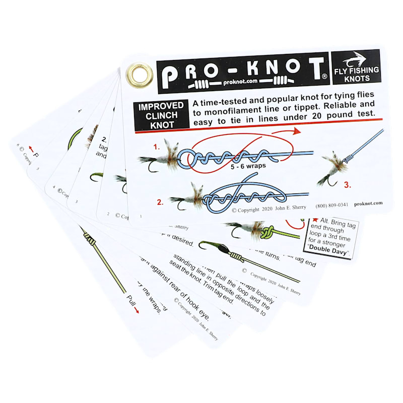 Pro-Knot Fly Fishing Knots Card Set