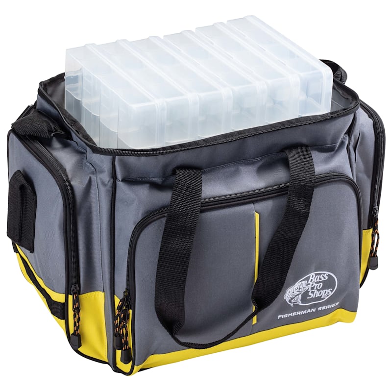Bass Pro Shops Deluxe Fisherman Series Tackle Bag