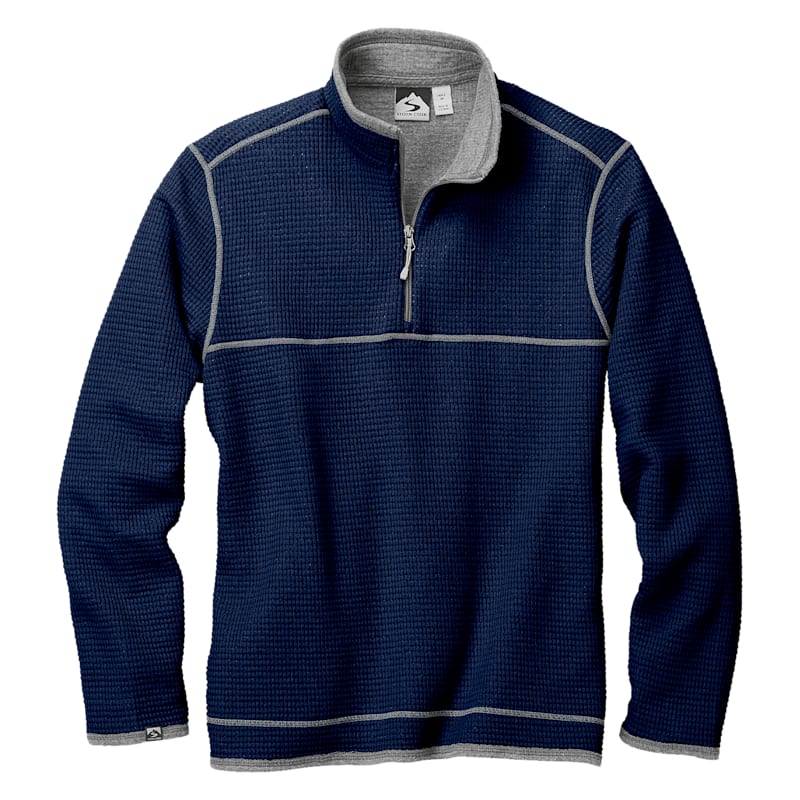Storm Creek Maverick Waffle Knit Long-Sleeve Pullover for Men