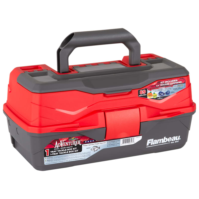 Flambeau Adventurer 1-Tray Tackle Box Kit