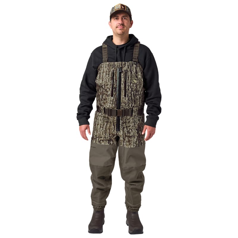 Mack's Prairie Wings Roc Roe Front-Zip Hunting Waders for Men