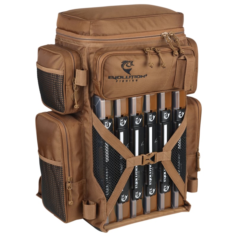 Evolution Fishing 3700 Drift Series Tackle Backpack
