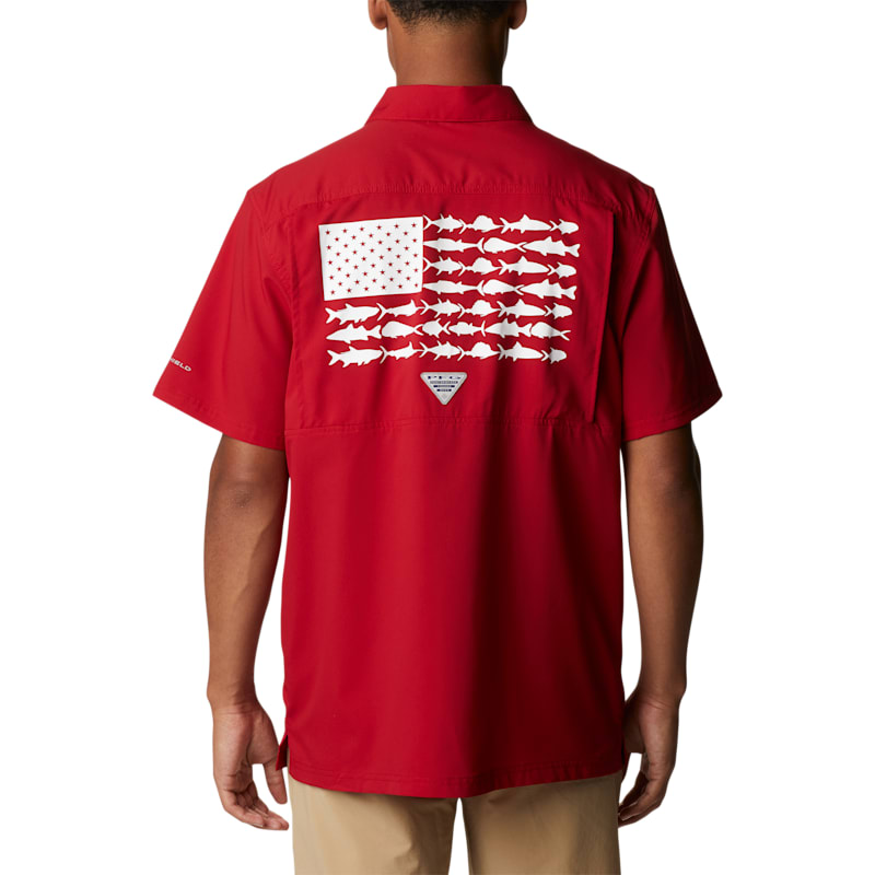 Columbia Collegiate Standard Slack Tide Camp Short-Sleeve Shirt for Men