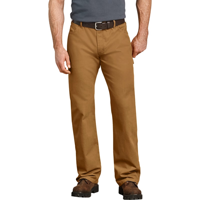 Dickies Relaxed-Fit Straight-Leg Carpenter Duck Jeans for Men