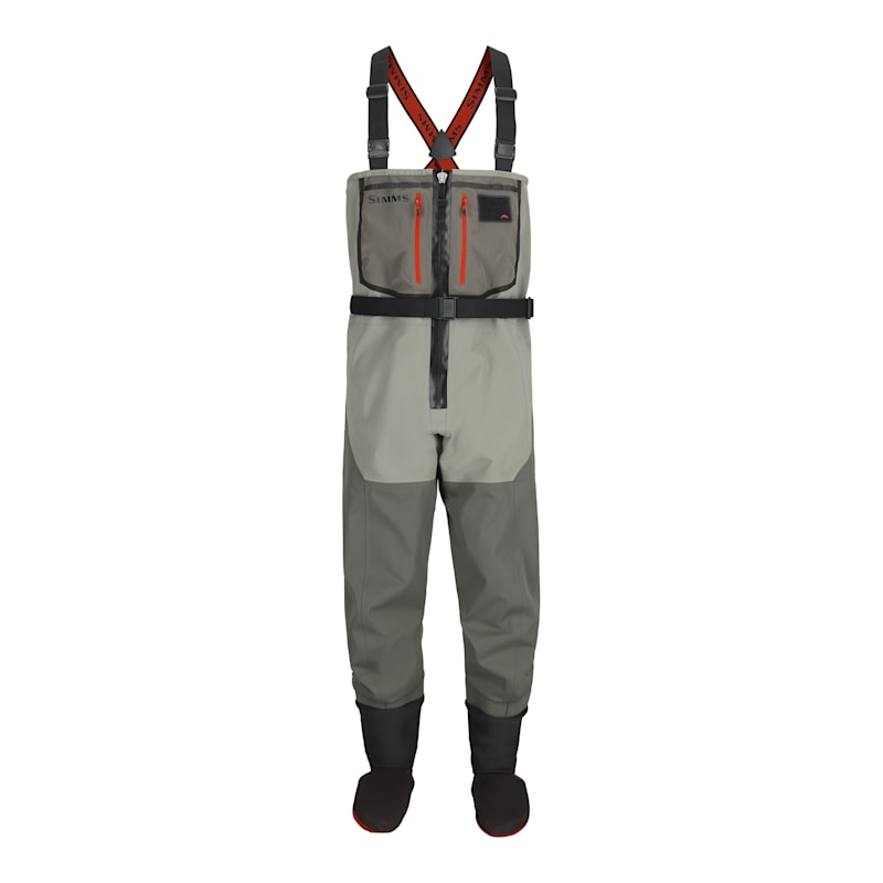 Simms Freestone Z Front Zip Stockingfoot Chest Waders for Men