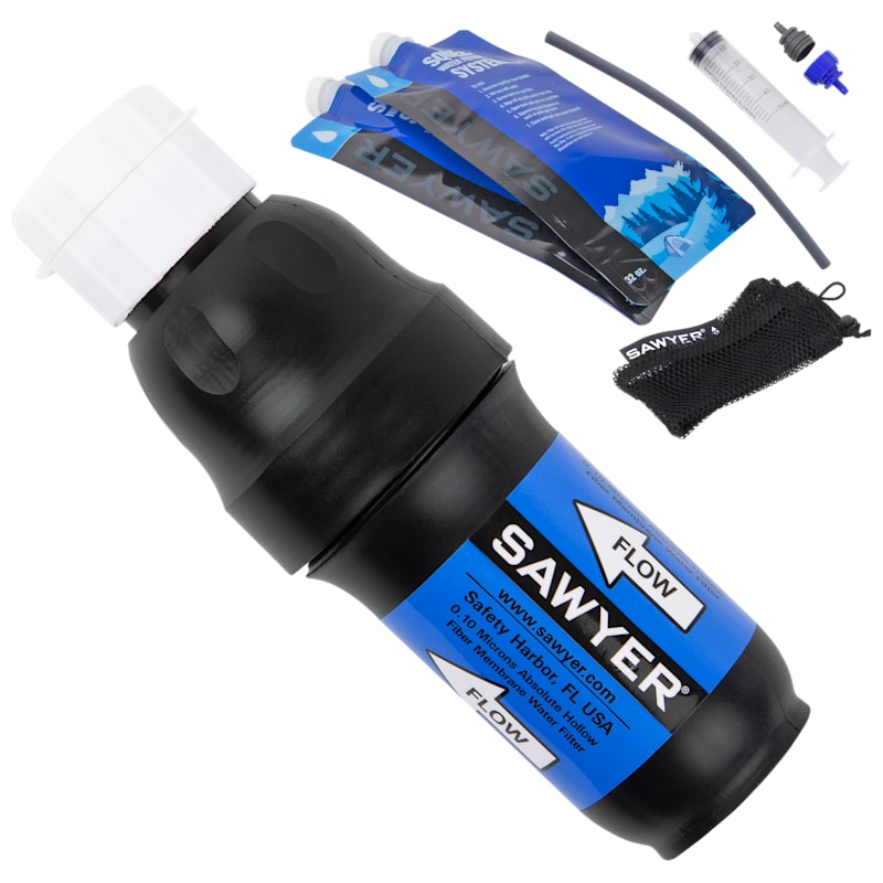 Sawyer Squeeze Water Filter Filtration System with 32-oz. Pouches