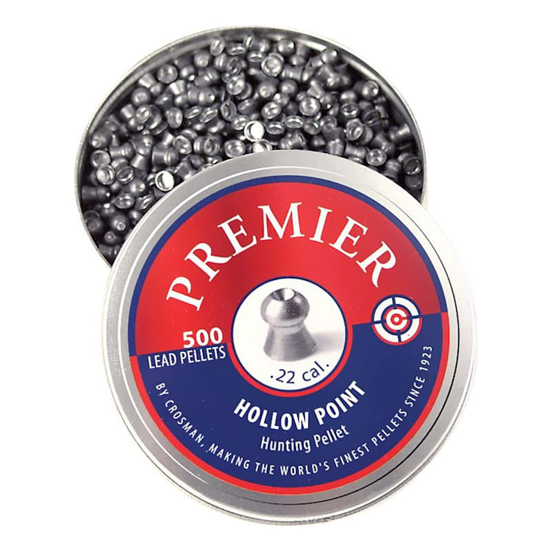 Crosman Premier .22 Caliber Hollow Point Pellets - 500 Count