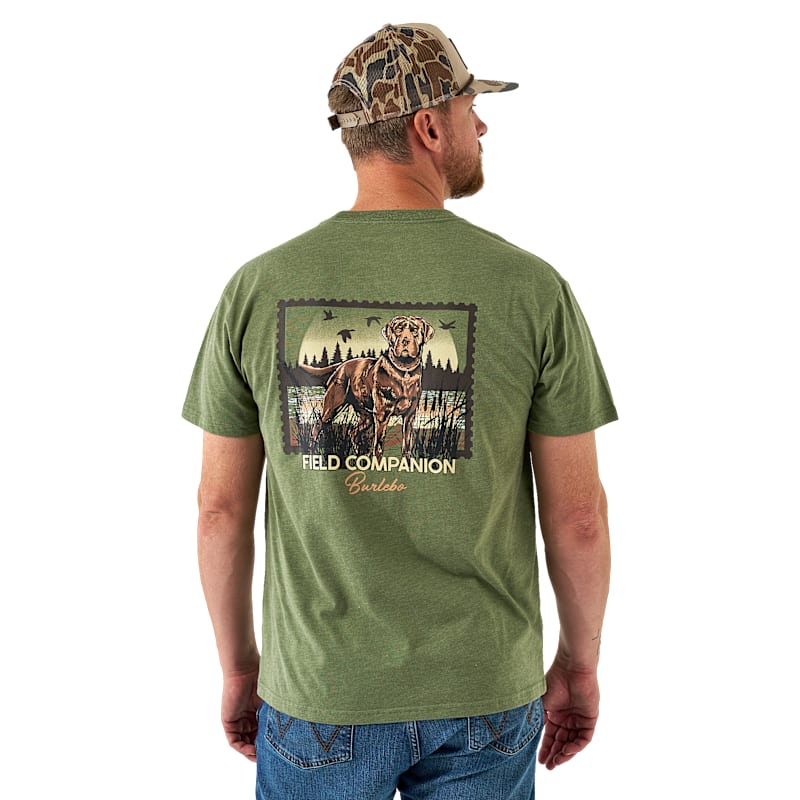 BURLEBO Duck Dog Stamp Short-Sleeve T-Shirt
