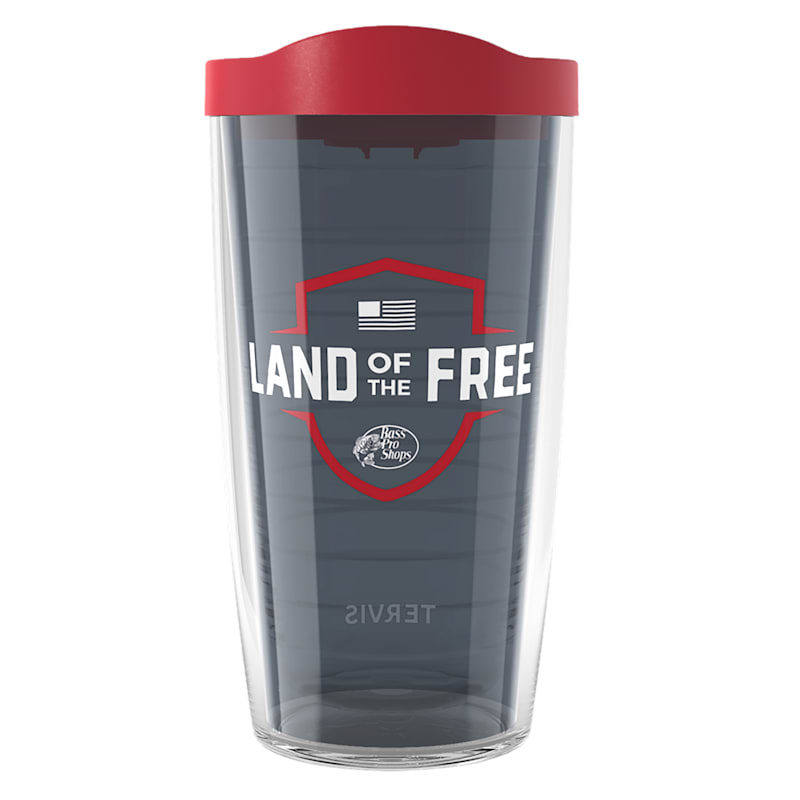 Land of the Free 16-oz. Badge Tumbler