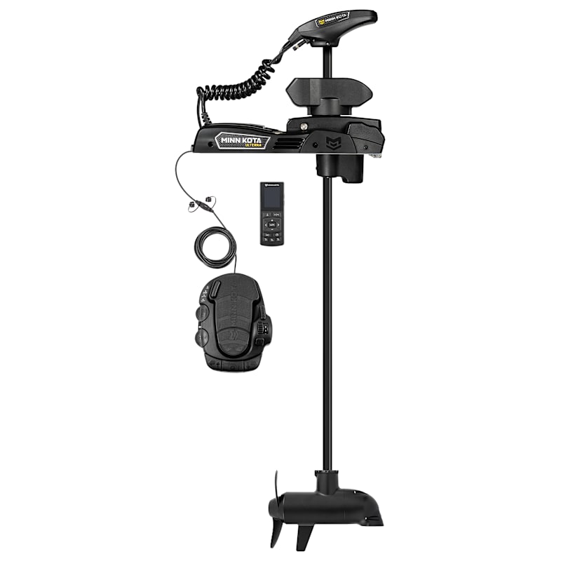 Minn Kota Ulterra Quest-Series Bow-Mount Trolling Motor with Dual Spectrum CHIRP, Foot Pedal and Wireless Remote