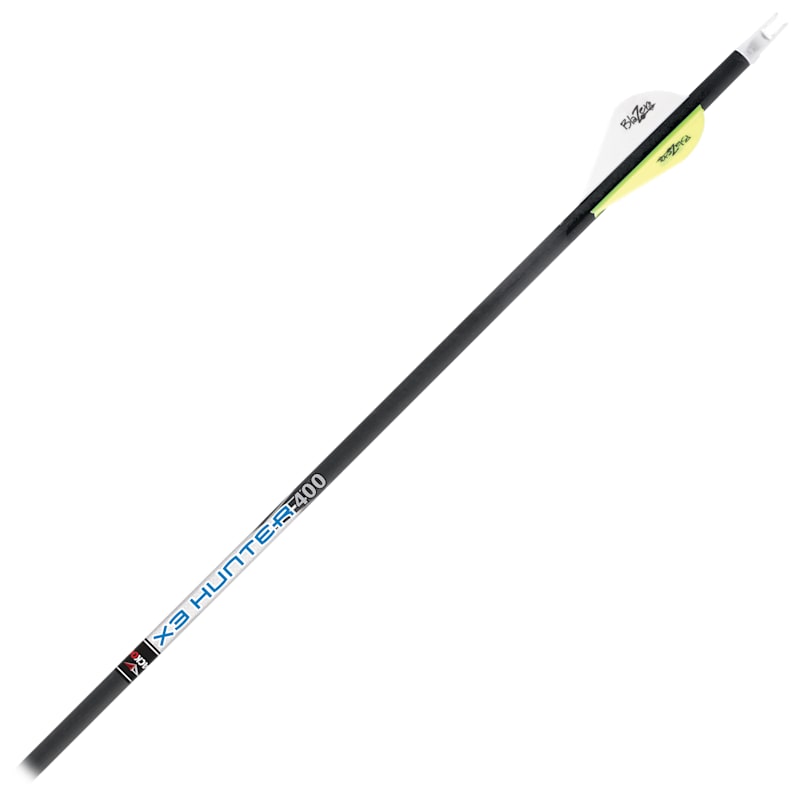 BlackOut X3 Hunter Carbon Arrows with 2'' Vanes