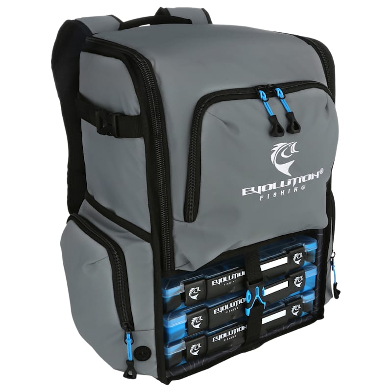 Evolution Fishing Largemouth 3.0 Tackle Backpack