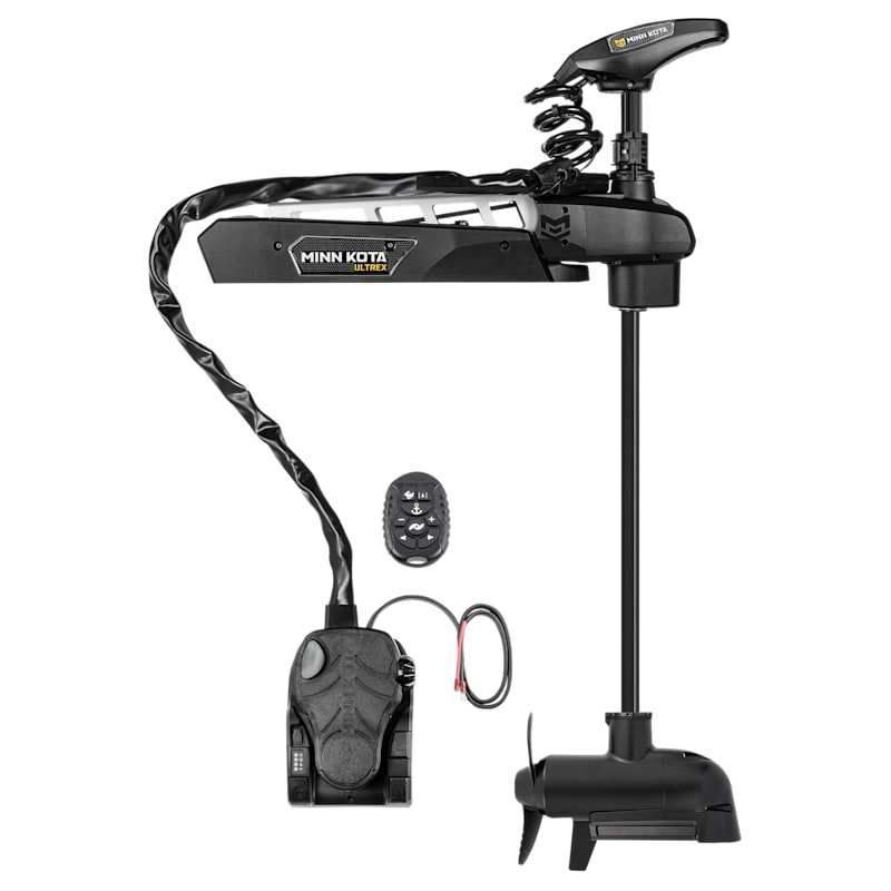 Minn Kota Ultrex Quest-Series Bow Mount Trolling Motor with MEGA Side/Down Imaging, Foot Pedal and Micro Remote