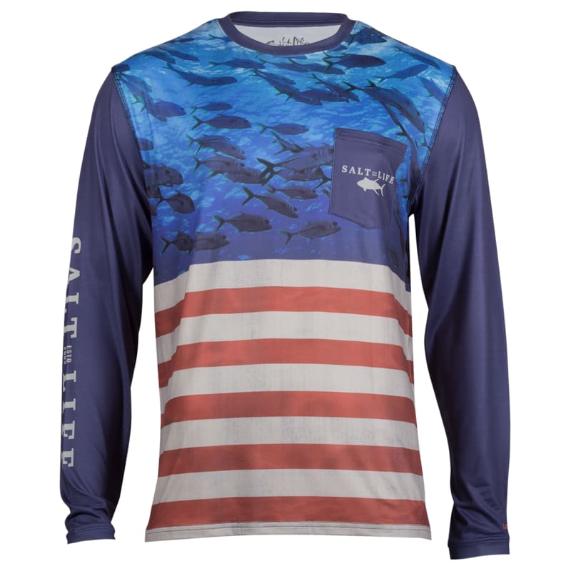 Salt Life Respect SLX Performance Long-Sleeve T-Shirt for Men