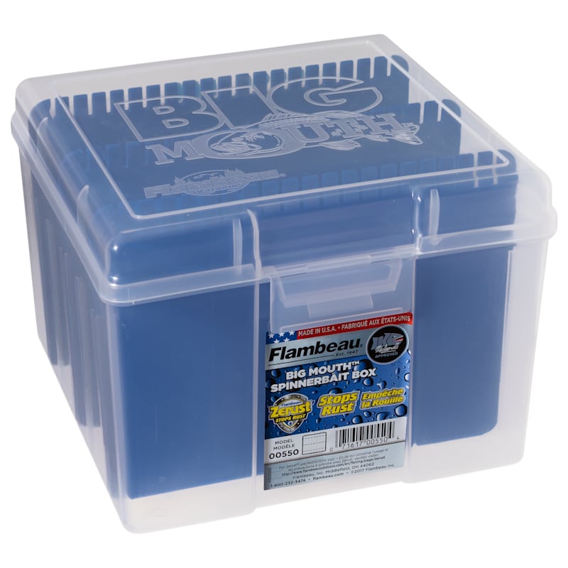 Flambeau 0550 Spinnerbait/Stickbait Box with Zerust