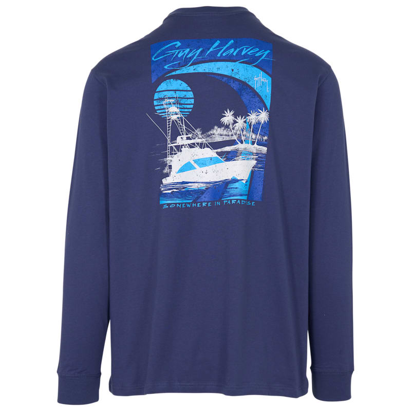Guy Harvey Sunset Paradise Long-Sleeve T-Shirt