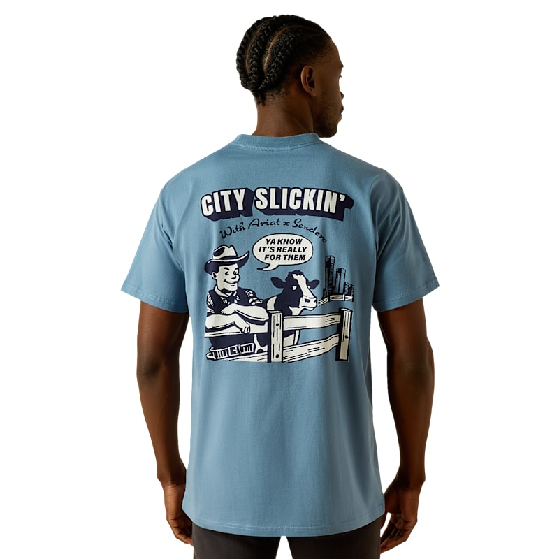 Ariat Sendero Country Fences Short-Sleeve T-Shirt for Men