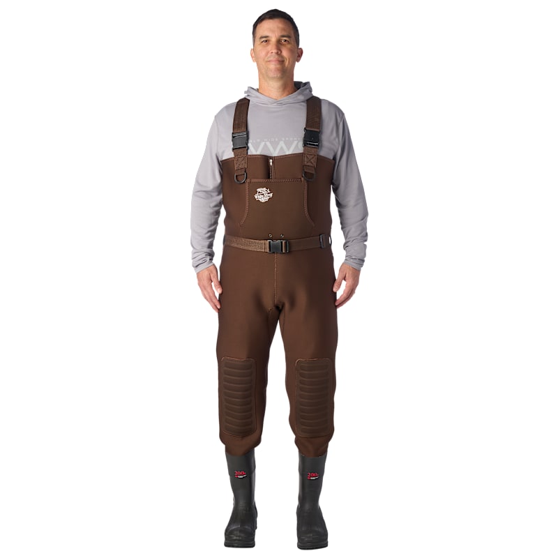 White River Fly Shop Classic II Insulated Neoprene Felt Sole Chest Waders for Men
