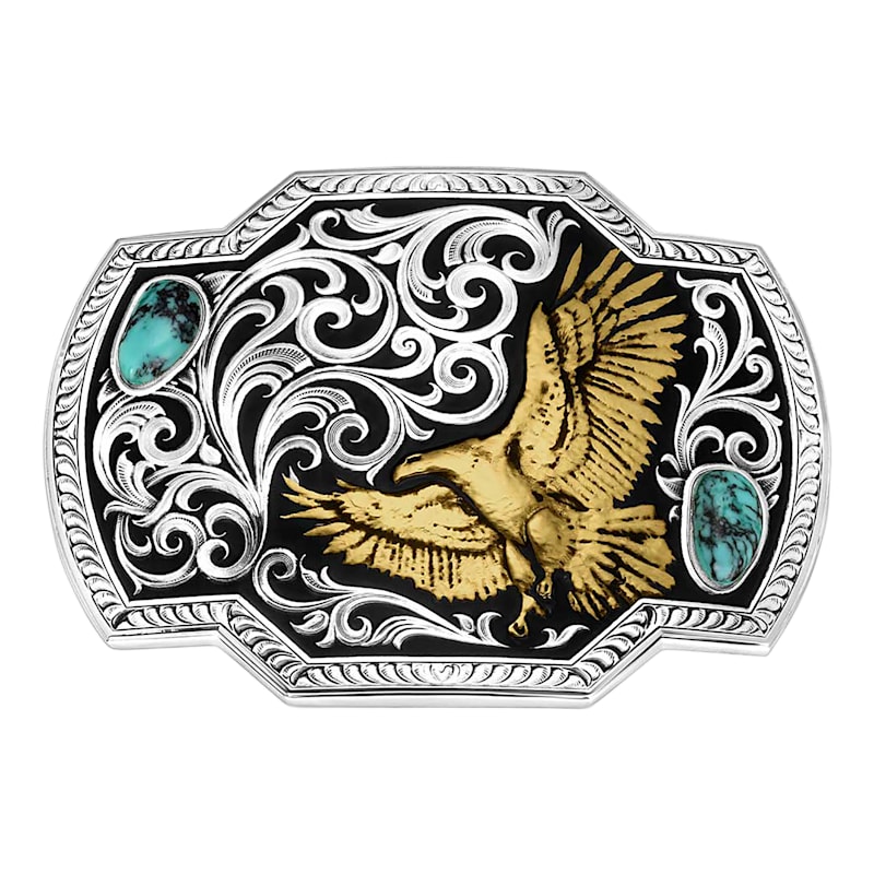 Montana Silversmiths Wings of Valor American Made Belt Buckle