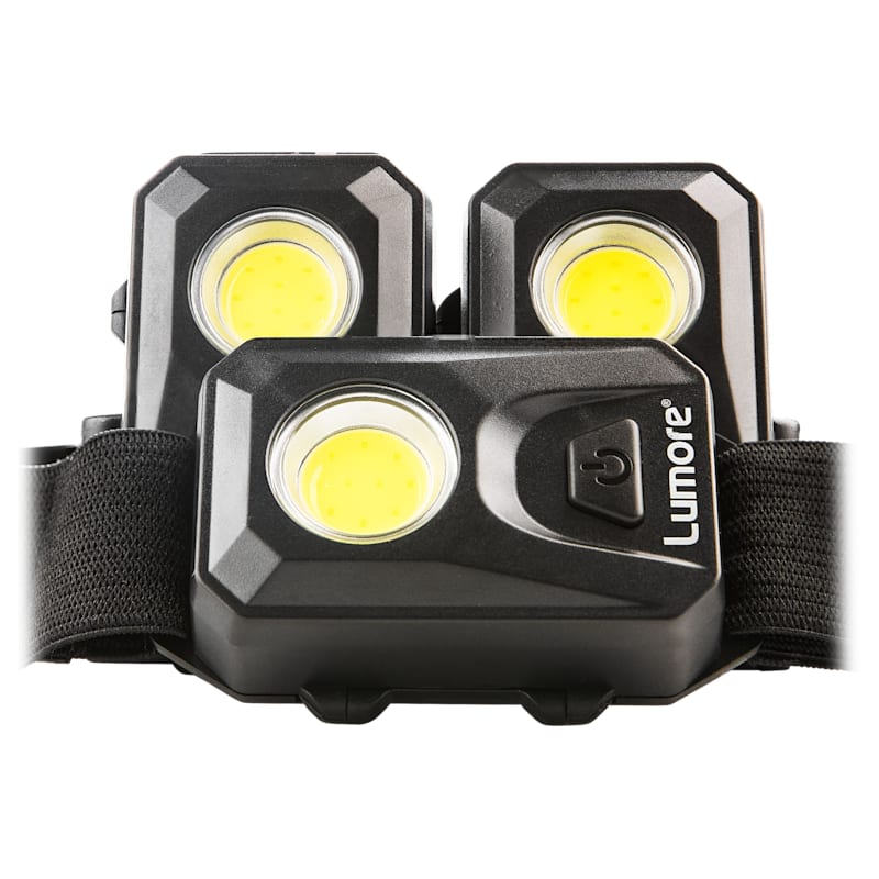 Lumore 150-Lumen Headlamp 3-Pack
