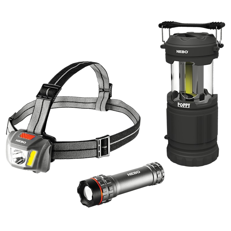 NEBO Alkaline Preparedness Emergency Flashlight Bundle