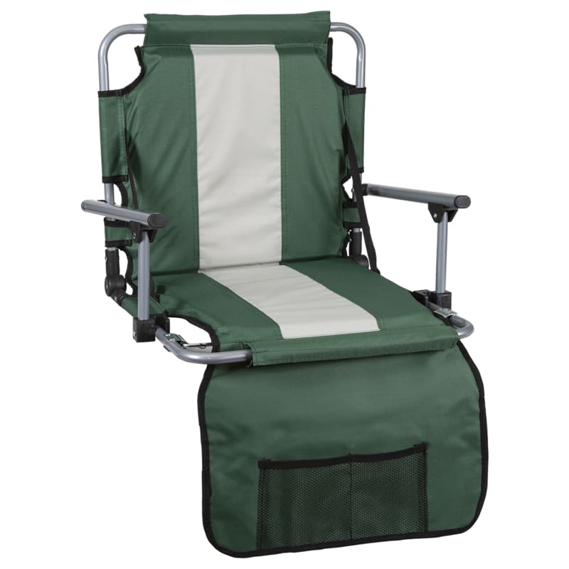 Stansport Tubular Frame Folding Stadium Seat with Arms