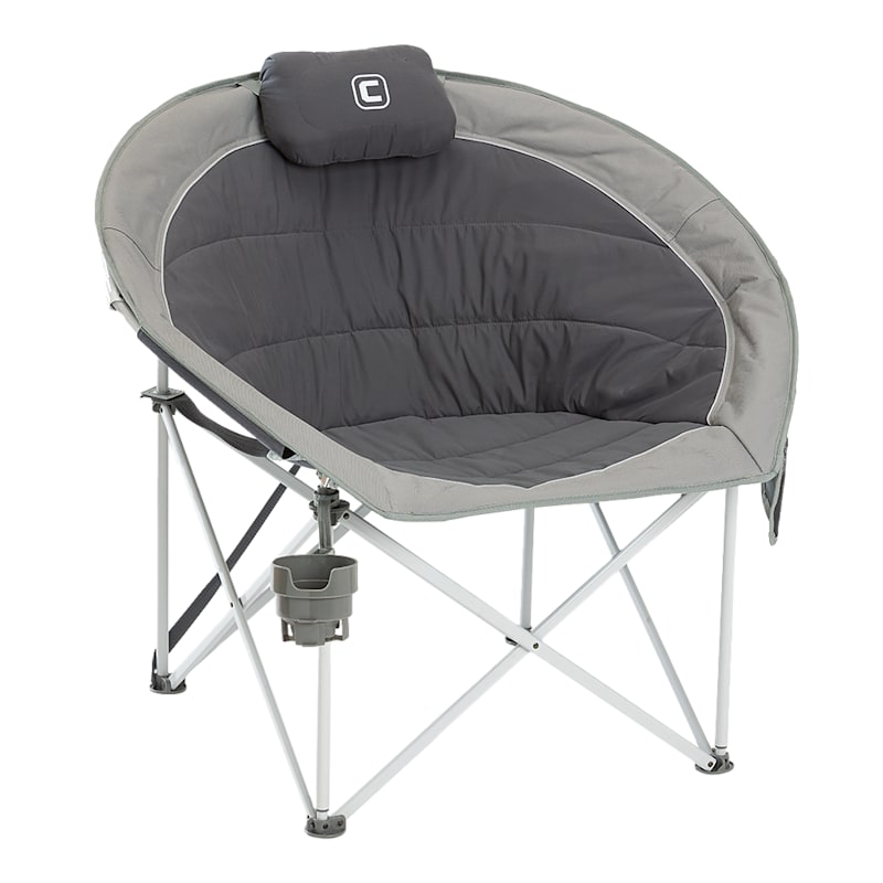 Core Equipment Oversized Padded Round Chair with Hanging Storage