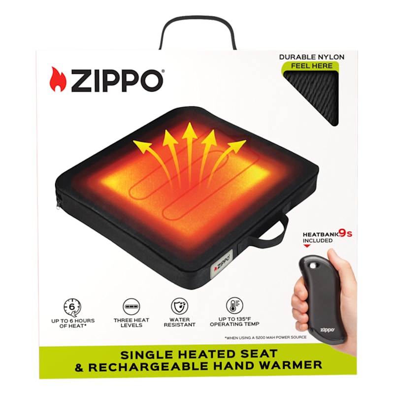 ZIPPO Single Heated Seat and Rechargeable Hand Warmer