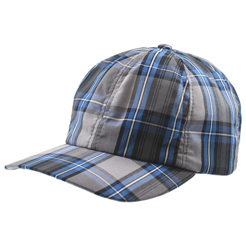 Crown Cap Plaid Baseball Cap