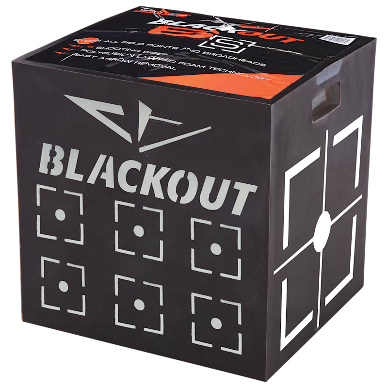 BlackOut 6-Sided Foam Archery Target