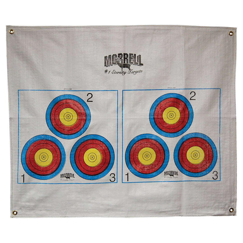 Morrell 3-Spot Polypropylene Archery Target Face