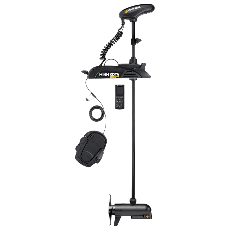 Minn Kota Terrova 2 Trolling Motor with Down/DSC, Wireless Remote, and Foot Pedal