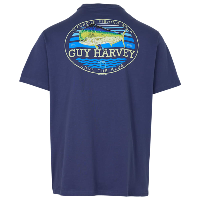 Guy Harvey Retro Style Mahi Short-Sleeve Pocket T-Shirt