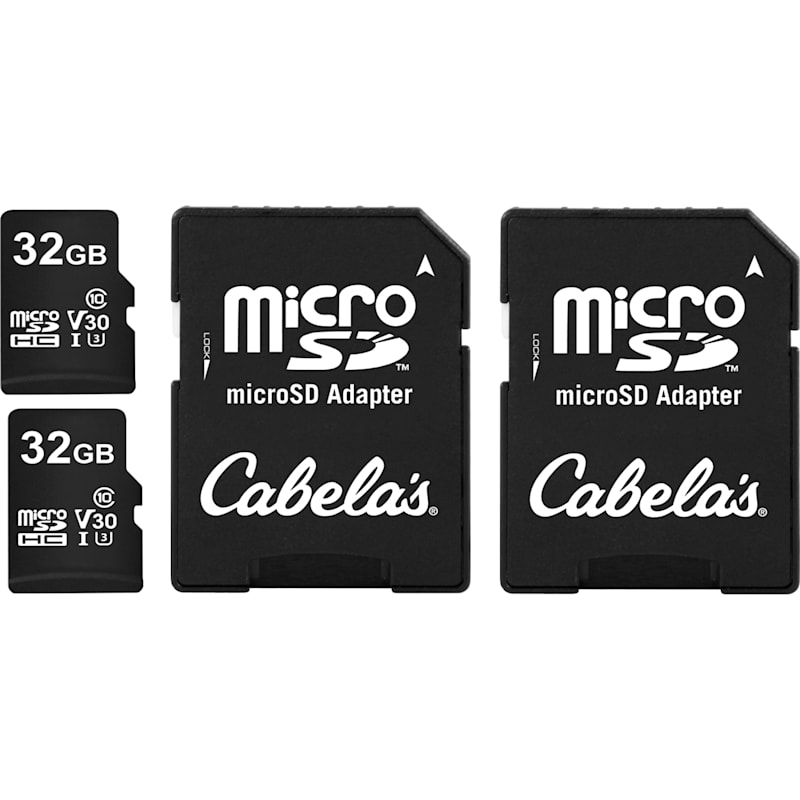 Cabela's U3/V30 Micro-SD Memory Card 32GB 2-Pack