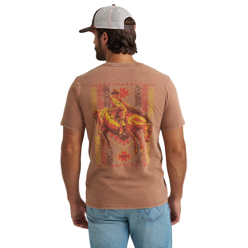 Wrangler Aztec Tex Cowboy Short-Sleeve Shirt