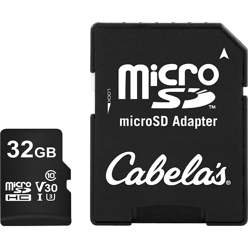 Cabela's U3/V30 MicroSD Memory Card 32GB