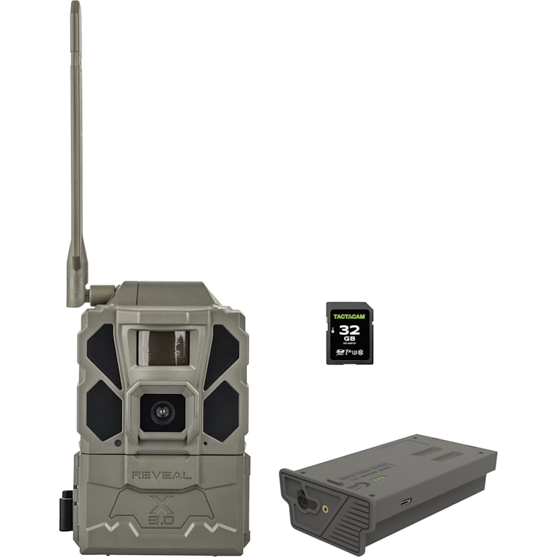 Tactacam Reveal X 3.0 Cellular Trail Camera Bundle