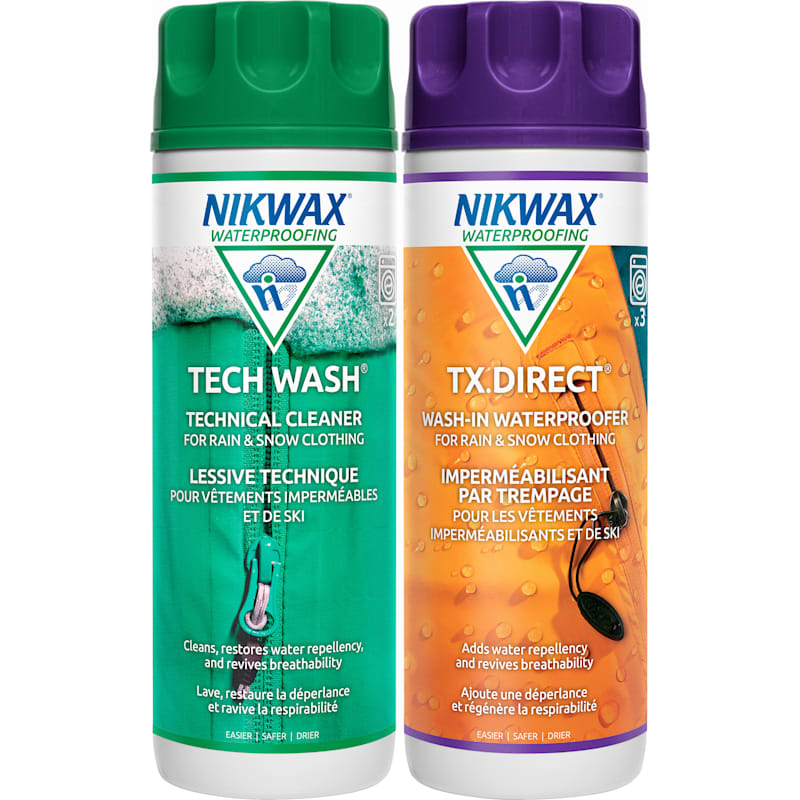 Nikwax Tech Wash/TX.Direct Wash-In Fabric Care Hardshell DUO-Pack