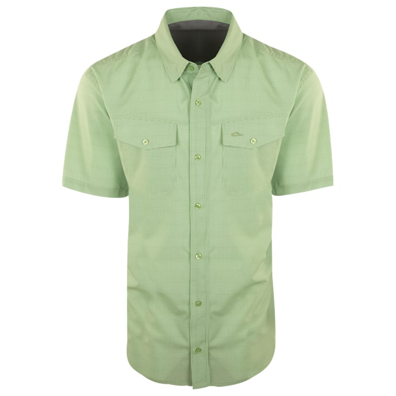 Drake Traveler's Check Short-Sleeve Shirt